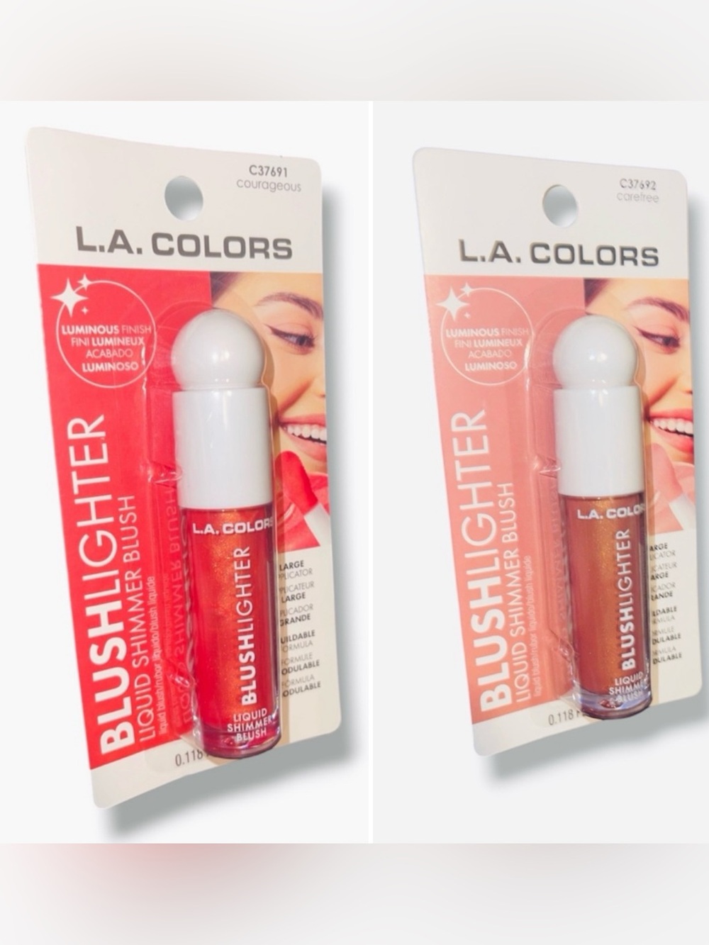 L.A. Colors BlushLighter-Courageous and Carefree